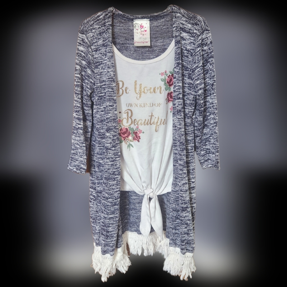 Girls Size 10 Blue Cardigan